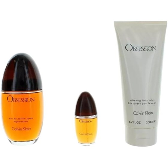 Calvin Klein Obsession 3.3 Edp 3Pc Women Set